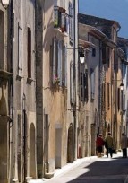 Fichues façades à Sumène - Gard